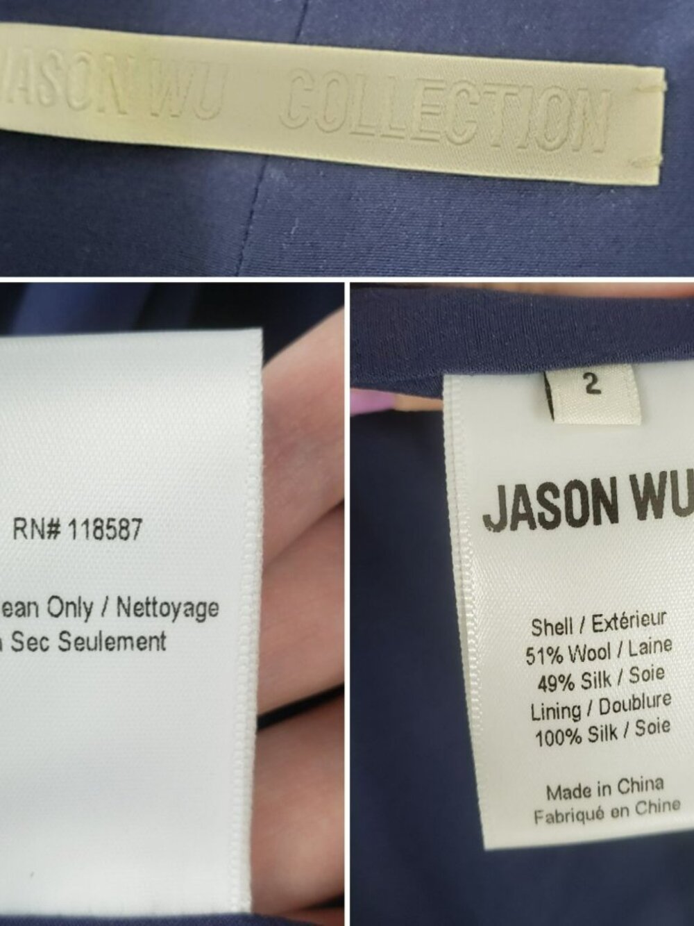 Jason Wu $4995 Rainbow Silk Trench Coat Maximalist Art to Wear Spring Unique - Picture 7 of 16
